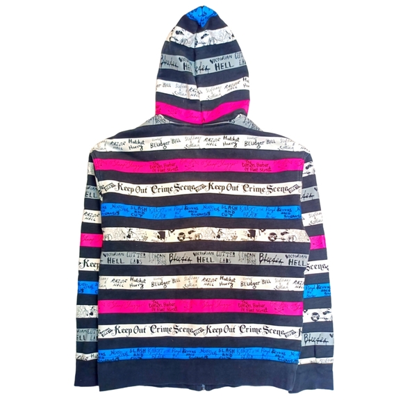 Artful Dodger | 'Crime scene, Keep Out' zipper hoodie | Men's Small - Picture 2 of 9
